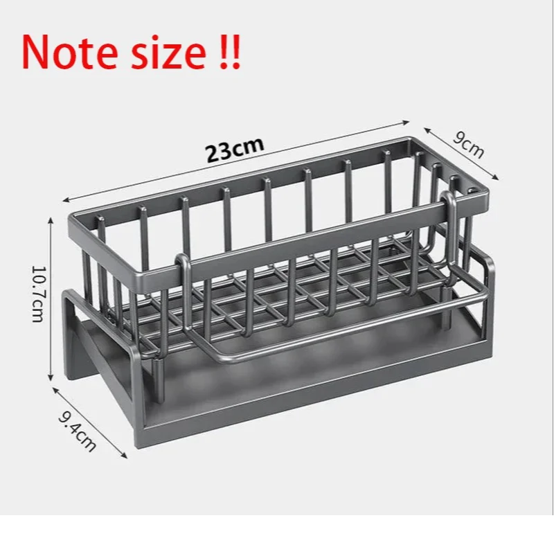 Kitchen Sink Drain Rack Organizer ABS Plastic Self-draining Sink Shelf Soap Sponge Holder Dishcloth Towel Rack filter basket