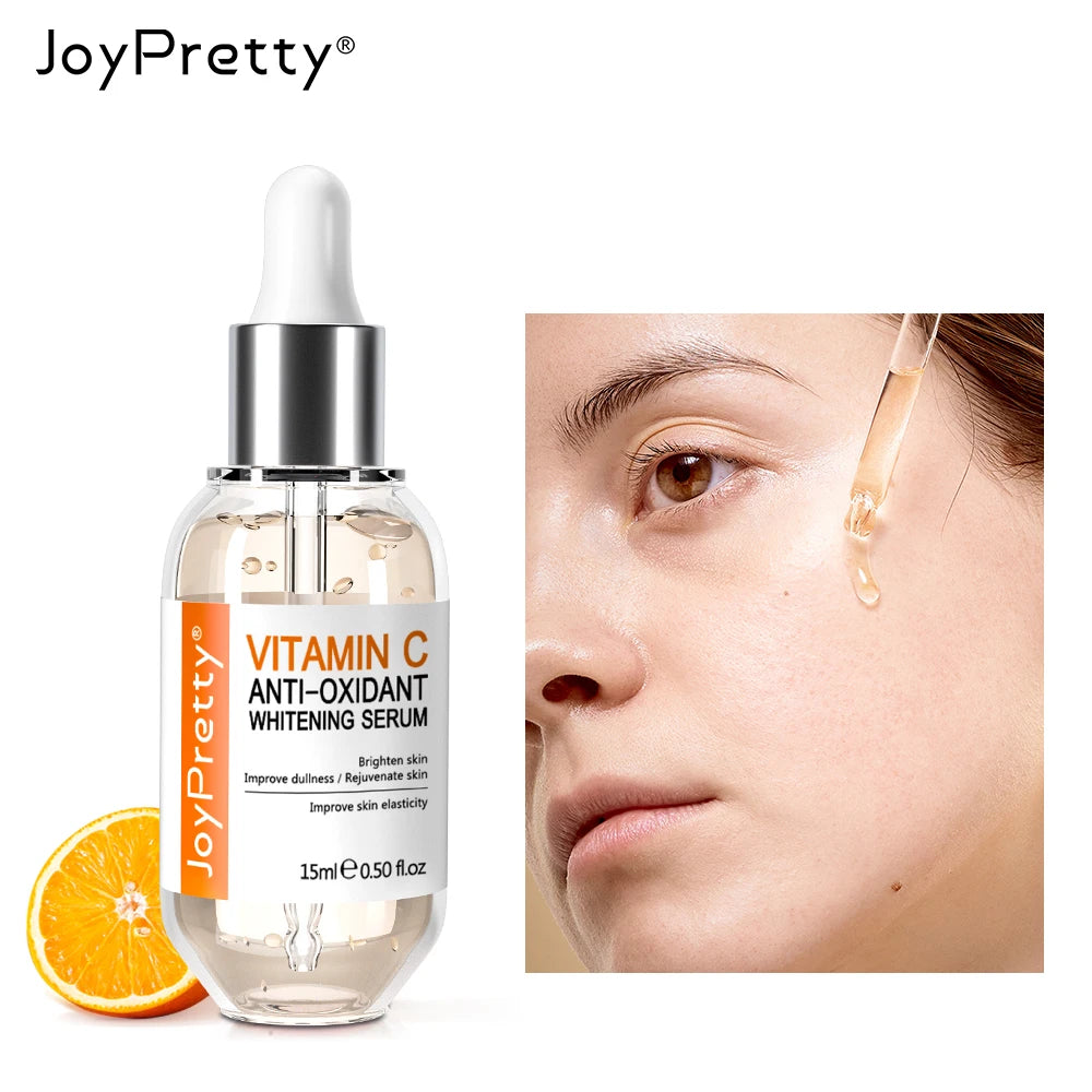 Vitamin C Serum for Face Whitening Dark Spot Remover Hyaluronic Acid Facial Essence Skin Care Beauty Korean Cosmetics