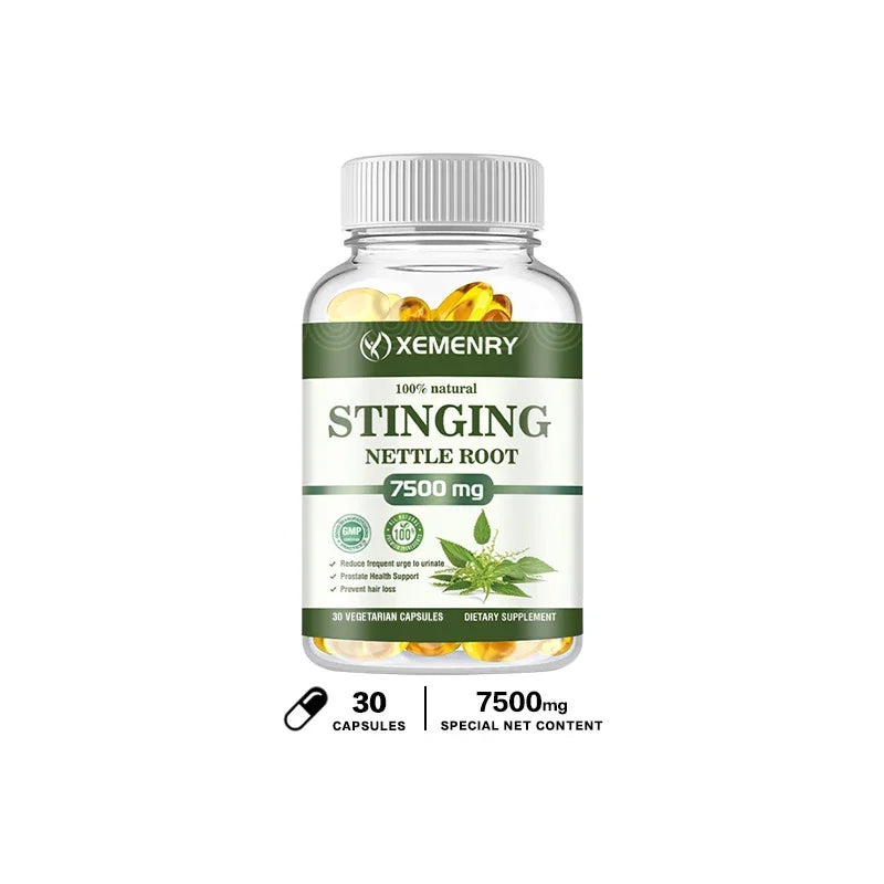 Stinging Nettle Root - Prostate Support and Urinary Tract Health, Relieve Urinary Frequency Capsules