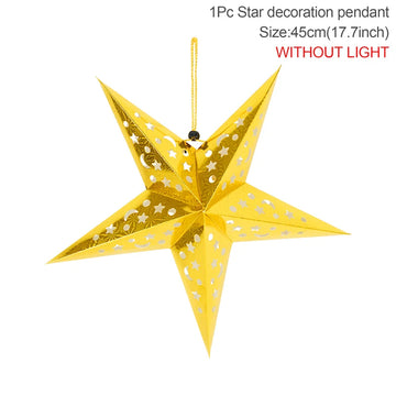 45cm gold star