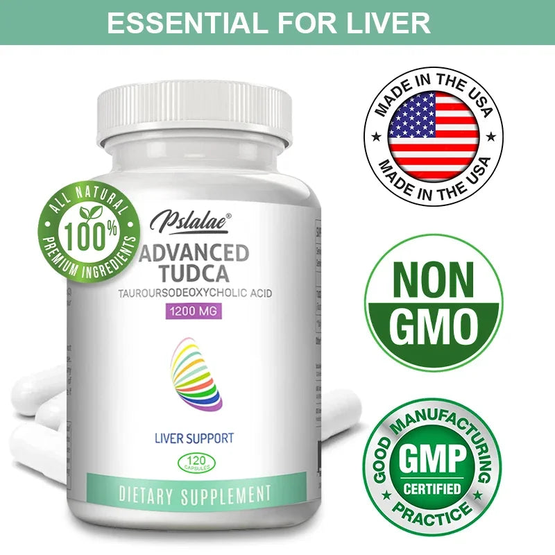 Premium TUDCA Liver Capsules - High Strength Formula - Gallbladder, Kidney Health