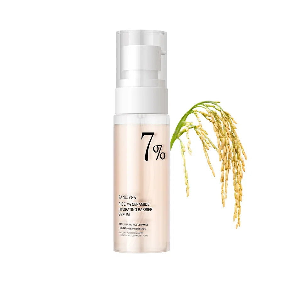 Rice Toner 70% Rice Extract Serum with Niacinamide, Rice Cleansing Foam, Deep Cleansing, Moisturizer for Dry Skin, Skin Care Set