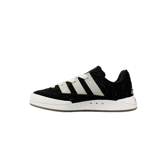 Adidas Originals Adimatic Women and Men Diamond Black Anti-slip Trendy Retro German Training Shoes Shark Bread Shoes GY5274