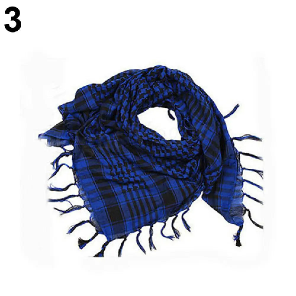 Muslim Hijab Desert Arabian Scarf Military Arab Desert Army Shemagh KeffIyeh Scarf Hiking Sports Bandana Scarf