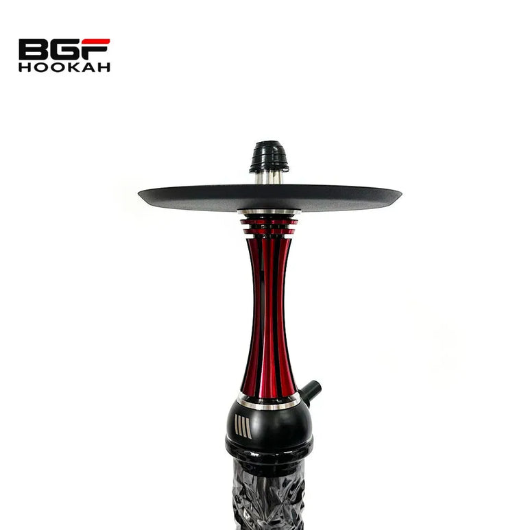 Black Red Shisha Alpha X Reverse Hookah Narguile Chicha Cachimbas Water Pipe Alpha Russian Hookah Set Without Bottle