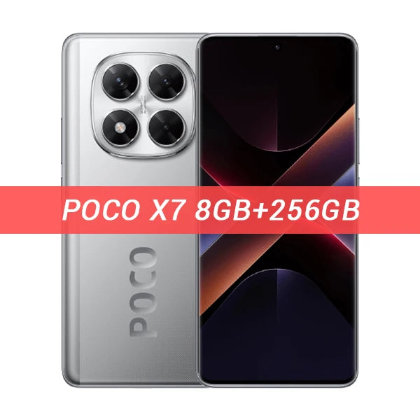 Global Version POCO X7 5G Smartphone MTK Dimensity 7300-Ultra 6.67" 120Hz AMOLED Display 50MP OIS Camera 45W Turbo Charging NFC