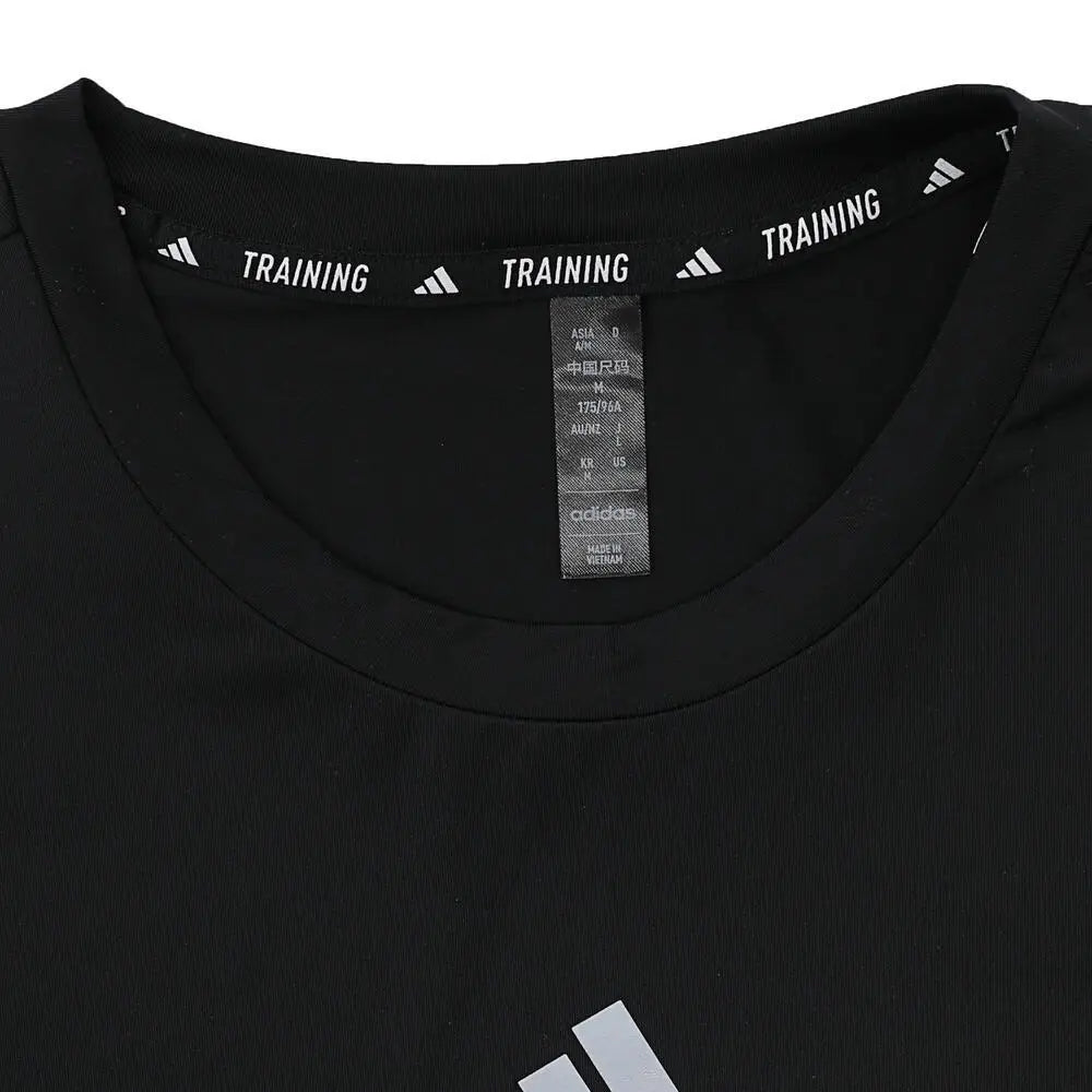 Adidas 2024 Men's COOL FEEL TEE Black Round Neck Short T Shirt JD0196