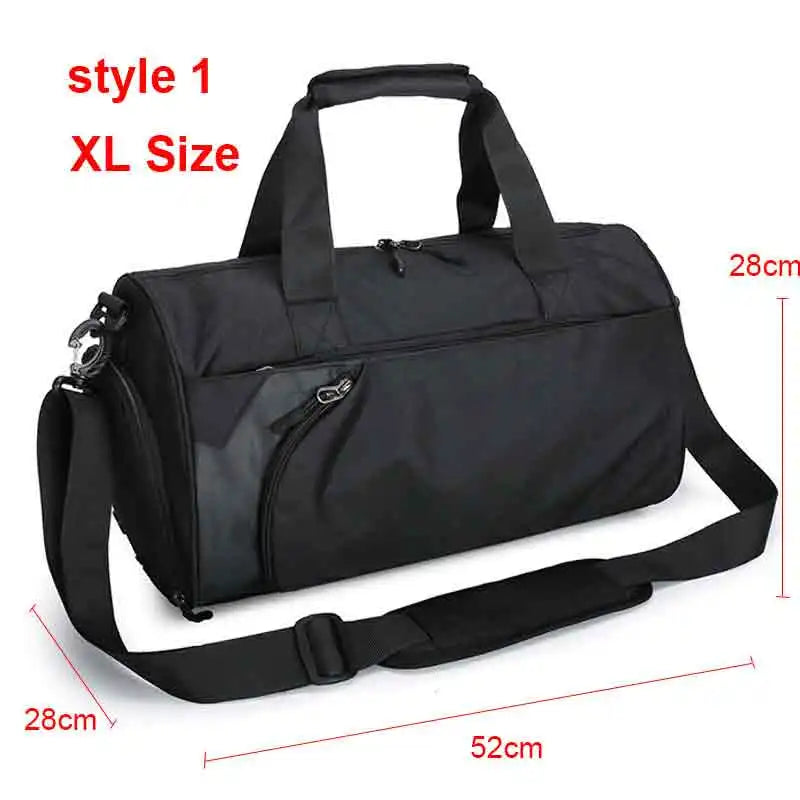 Men Gym Bags For Training Bag Tas Fitness Travel Sac De Sport Outdoor Sports Swim Women Dry Wet Gymtas Yoga Shoes Bag XA103WA