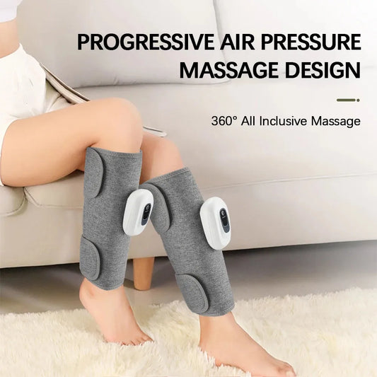 Eletric 360° Air Pressure Calf Massager Wireless Leg Massage 3 Mode Airbag Compresstion Relax Foot Calf Muscle Blood Circulation