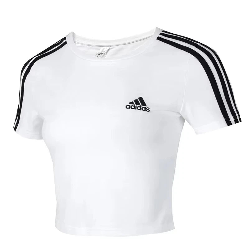 Original New Arrival Adidas W 3S BABY Women's T-shirts shirt short sleeve Sportswear