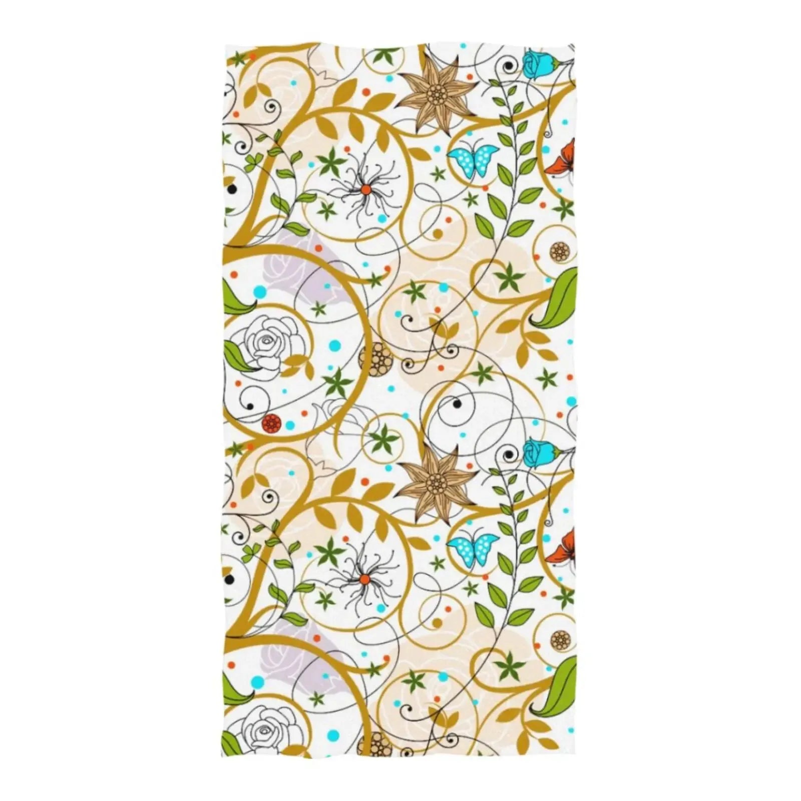 Flower pattern Pattern Beach Towel,  Beach Towe Quick Drying, Perfect For Travel beach towell AbsorbentQuick dry  breathable