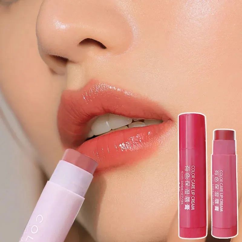 3/1pcs Lip Balm Moisturizing Anti-dry Lip Balm Easy To Carry Anti-cracking Lipstick Colored Lip Tint Makeup Lip Care Cosmetics