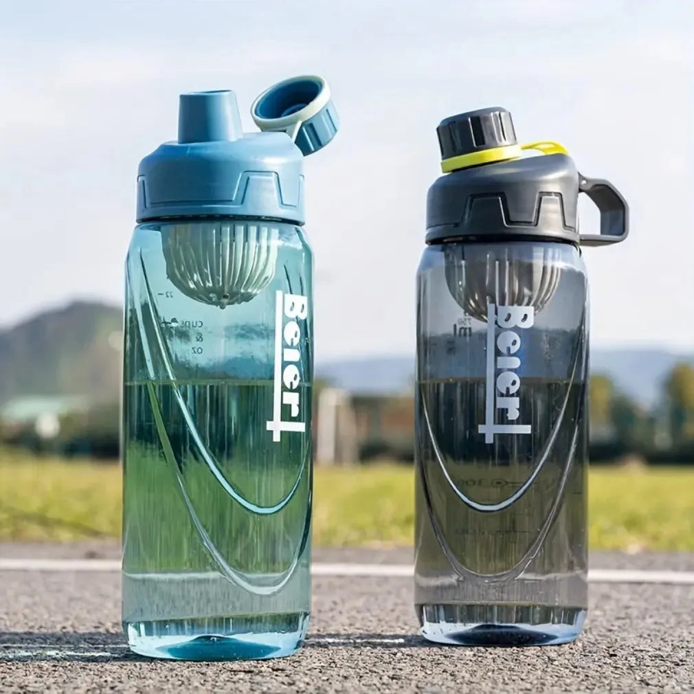 Hot Sale 1000ML Sports Water Bottle Shaker Outdoor Travel Portable Leakproof Drinkware Plastic Drink Bottle BPA Free