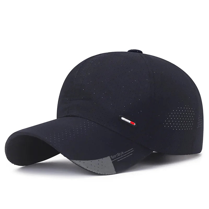 Quick-Dry Ultra-Breathable Baseball Cap - Lightweight & Adjustable with Fashionable Duckbill - Perfect for Outdoor Sports