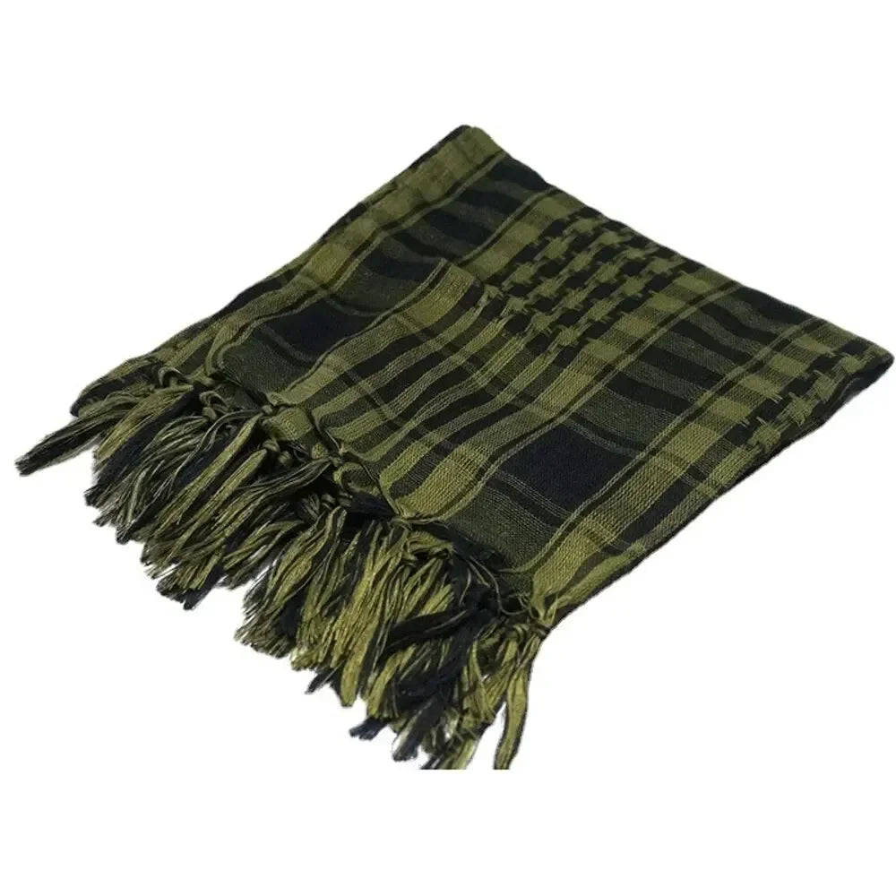 Keffiyeh Tactical Desert Scarf Wrap Shemagh Head Neck Arab Scarf Keffiyeh Scarf Wrap for Men And Women