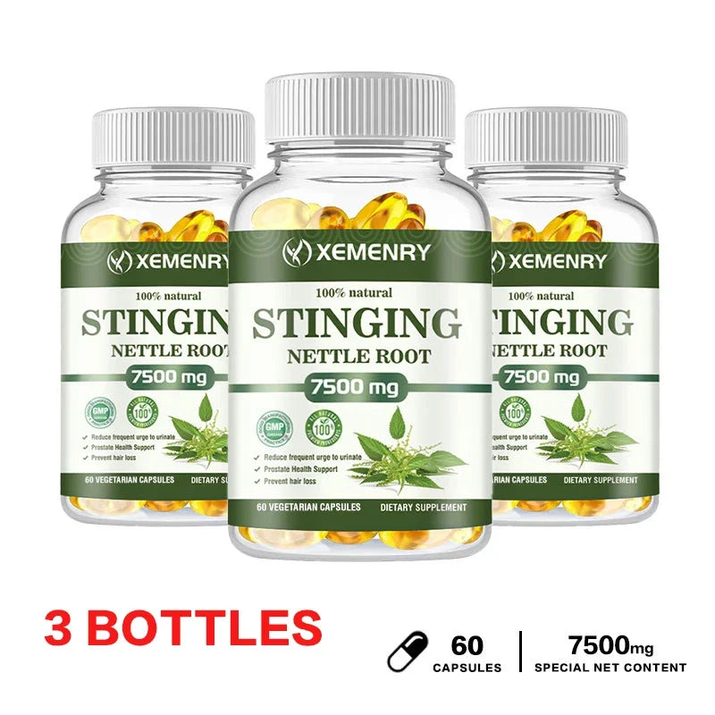 Stinging Nettle Root - Prostate Support and Urinary Tract Health, Relieve Urinary Frequency Capsules