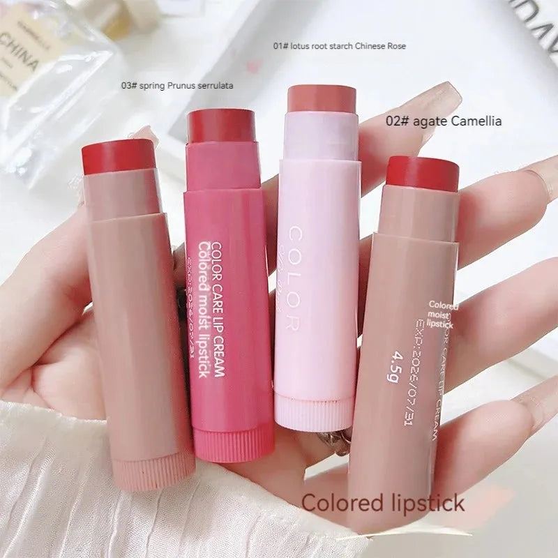 3/1pcs Lip Balm Moisturizing Anti-dry Lip Balm Easy To Carry Anti-cracking Lipstick Colored Lip Tint Makeup Lip Care Cosmetics