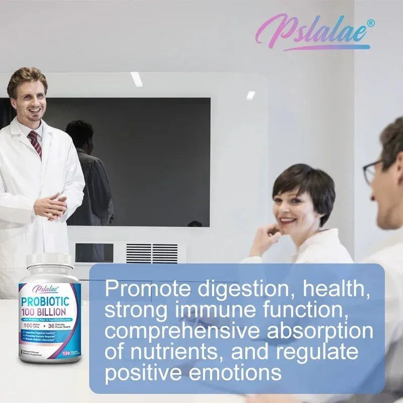 Probiotic Capsules - 100 Billion CFUS+36 Proven Strains To Support Digestive and Immune Health