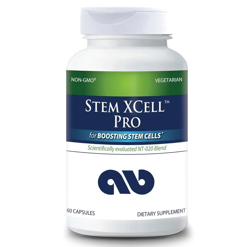 Stem XCell Pro, Cellular and immune health antioxidant support, stem cell health supplement, 60 pills