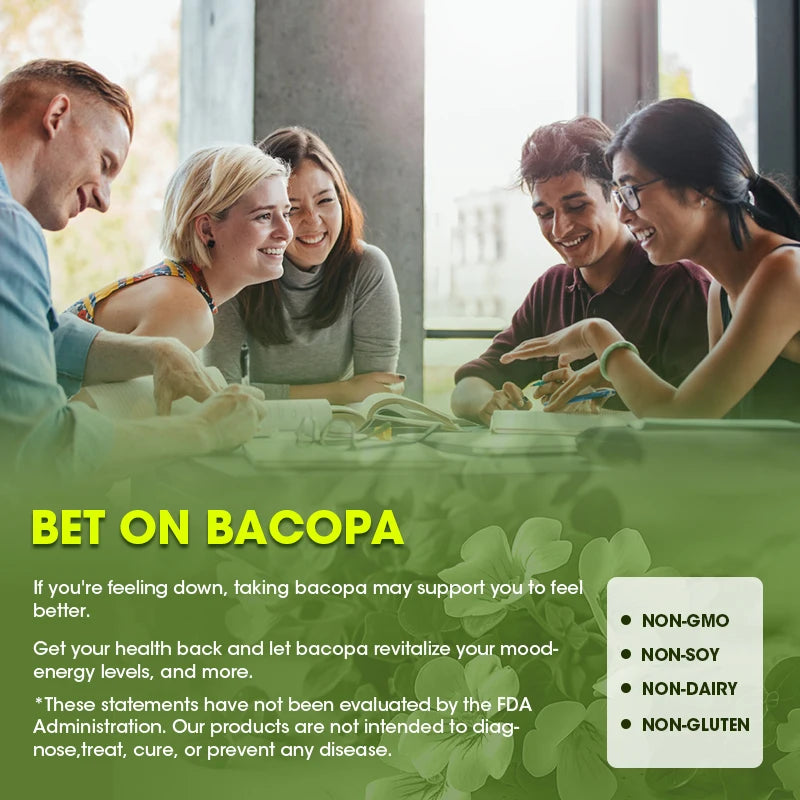 BEWORTHS Bacopa Monnieri Capsule Boosts Brain Health Supports Performance Cognition and Focus Enhances Energy and Stamina