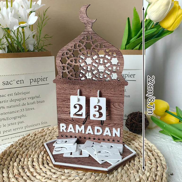 Eid Advent Calendars Ramadan Countdown Calendar 2025  Muslim Islamic Festive Decor Eid al-Fitr Decorations Eid Mubarak Gifts