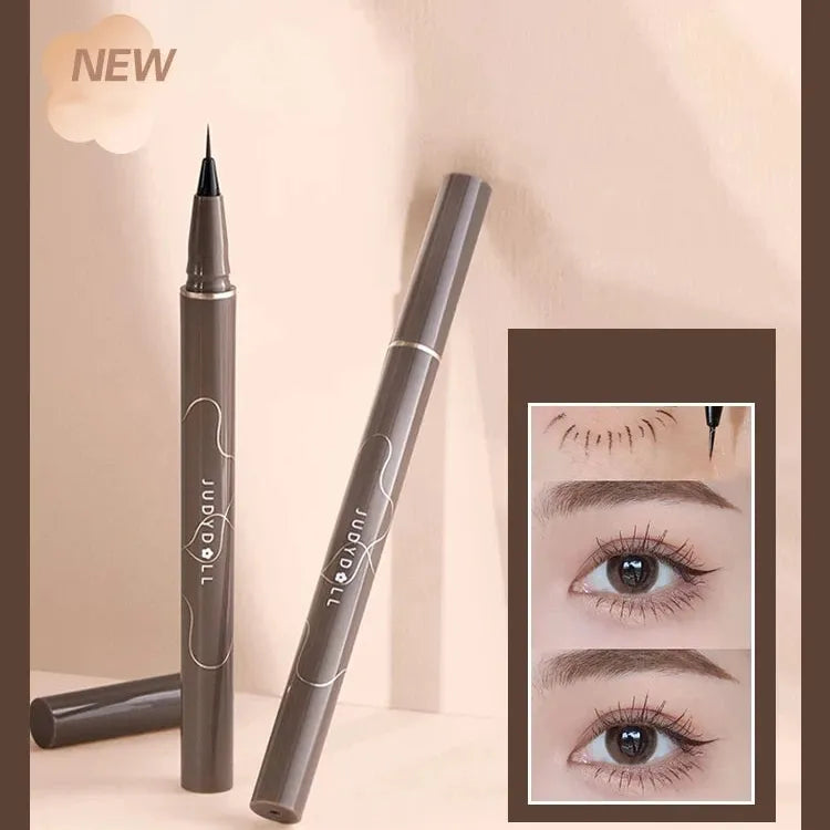 Judydoll Black Liquid Eyeliner Pencil Waterproof 24 Hours Long Lasting Eye Makeup Smooth Superfine Eye Liner Pen New