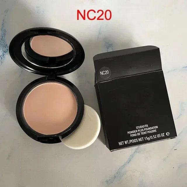 Pressed Powder Face Makeup Delicate Pressed Powder Studio Fix Powder Plus Foundation Fond De Teint Poudre15g Face Powder