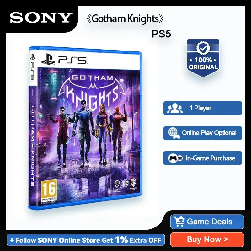 Sony PlayStation 5 Gotham Knights PS5 Game Deals for Platform PlayStation5 PS5 Game Disks PS 5 GOTHAM KNIGHTS