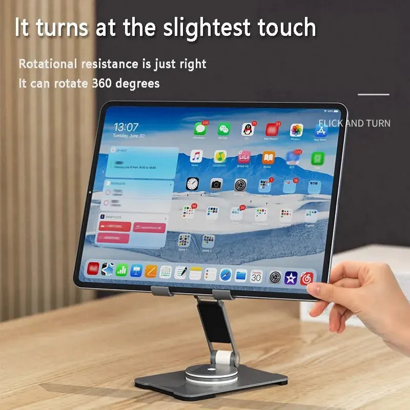 360 Rotate Metal Desk Mobile Phone Holder Stand For iPhone iPad Xiaomi Adjustable Desktop Tablet Holderl Table Cell