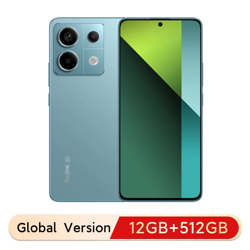 Xiaomi Redmi Note 13 Pro 5G Global Version Snapdragon 7s Gen 2 200MP OIS Camera 67W Turbo Charging 120Hz AMOLED NFC