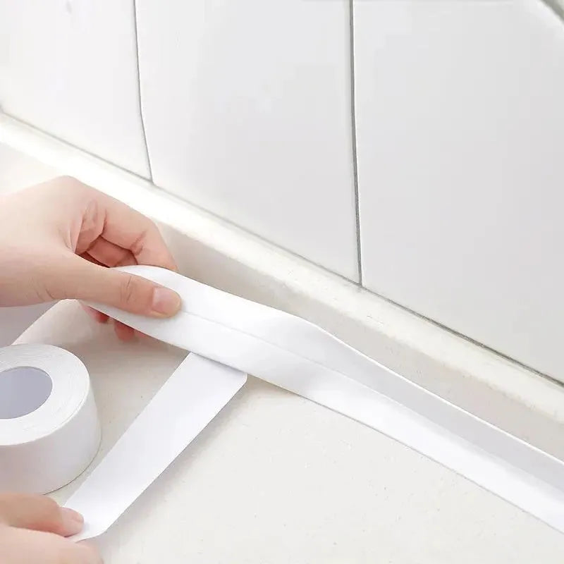 Kitchen Caulk Tape Self Adhesive Waterproof Wall Sticker Mold Proof Tape PVC Sealing Strip Tape For Bathroom Bath Toilet