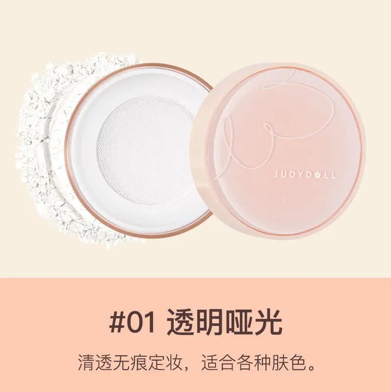 Judydoll Light Mist Setting Loose Powder Oil Control Loose Powder Long Lasting Matte Powder 8g/0.28oz