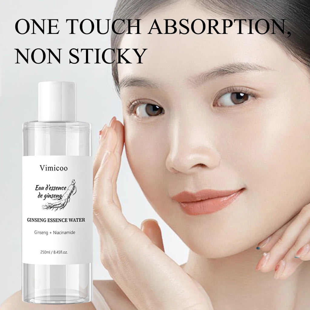 Ginseng Toner Moisturizing Skin Essence Repairing Deep Cleansing Facial Cleanser - Skin Care Product with Ginseng Ingredient