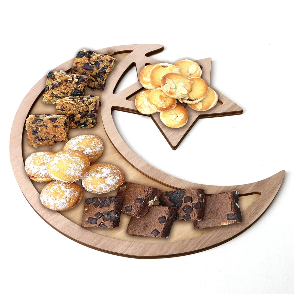 Wooden Pendant EID Mubarak 2025 Ramadan Decoration For Home Kareem Ramadan And Eid Decor Eid AL Adha Islamic Muslim Decor