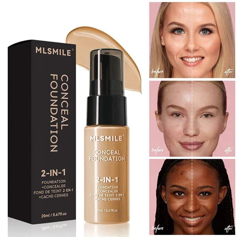 Matte Face Foundation Cream Efficient Concealer Waterproof Primer Oil Control Bb Cream Brightens High Quality Professionalmakeup