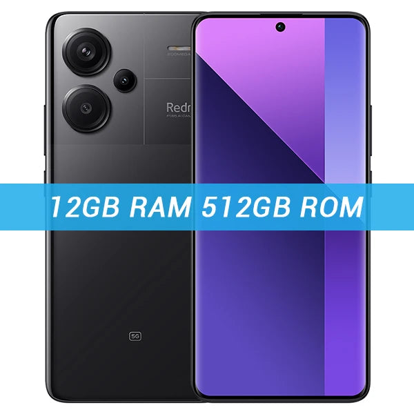 Xiaomi Redmi Note 13 Pro Plus Global Version 256GB/512GB Smartphone 200MP Triple Camera 120W HyperCharge 120Hz AMOLED MIUI 14