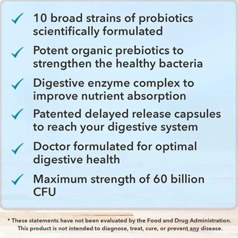 Probiotic Colon Cleanse & Detox - Digestive Enzymes To Support Gut Health, Improve Digestion, Weight Loss, Balance Gut Bacteria