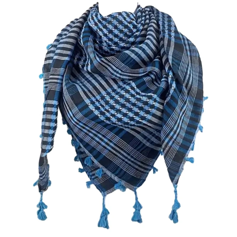 Keffiyeh Tacticals Desert Scarf Wrap Shemagh Head Neck Arab Scarf Unisex Arab Shemagh Keffiyeh Palestine Scarf