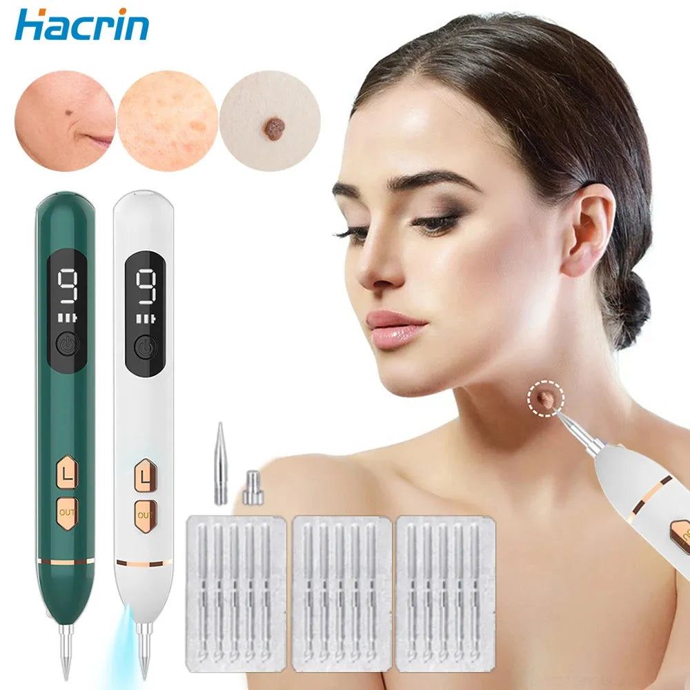 Plasma Laser Pen Skin Tag Remover Wart Mole Spots Freckles Dark Dpot Black Dots Nevus Flat Blemish Pimples Wart Eliminator