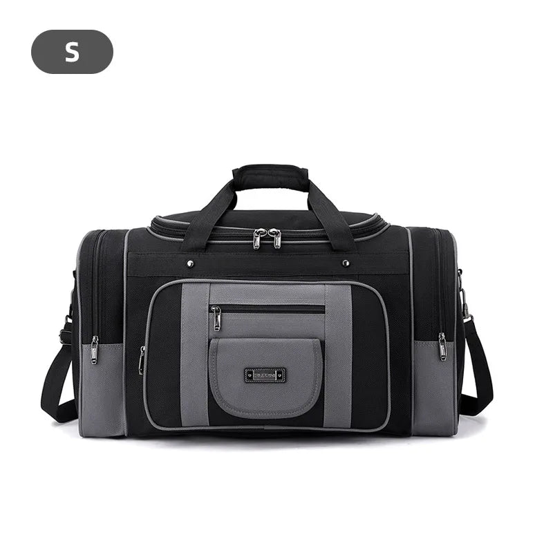 Men Travel Bag Gym Fitness Multi-funcation Detachable Shoulder Strap Handbag Shoes Pocket Traveling Storage Crossbody Bags