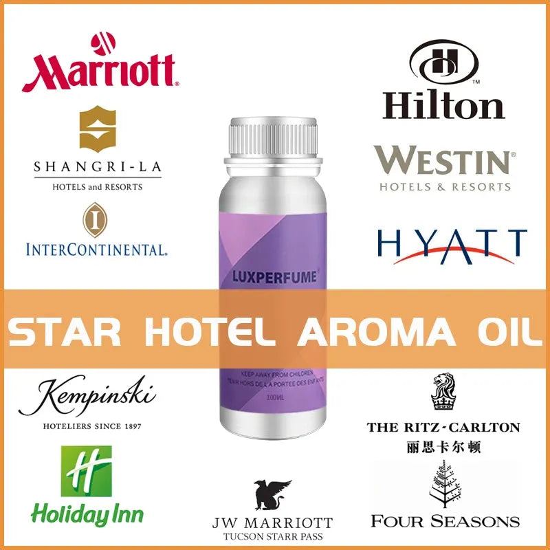 Aroma Diffuser Essential Oils Oasis Hotels 100ML Aromatic Oil Hotels Air Freshener Home Fragrance Scent Machine Fragrant Device