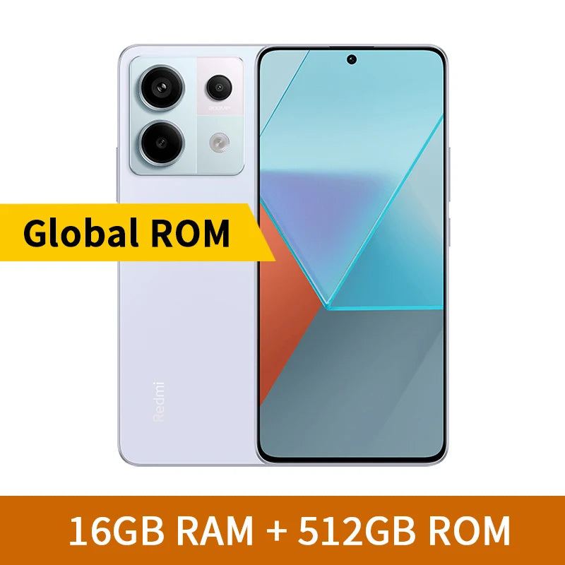 Global ROM Xiaomi Redmi Note 13 Pro 5G Mobile Phone 128GB 256GB 512GB Snapdragon 7s Gen 2 120Hz Screen 5100mAh 67W Fast Charging