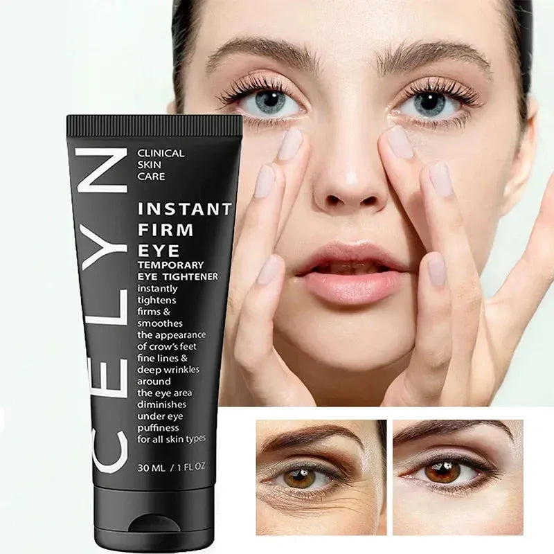 Cëlyn 3 Minutes Instant Firm Eye Cream Wrinkle Removal Lifting Tighten Remove Eye Bags Dark Circles Moisturize Peptide Eye Cream