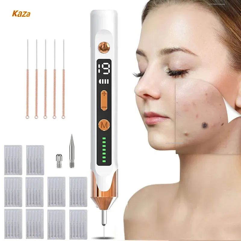 Skin Tag Remover Laser Plasma Pen Mole Wart Remover Pen Electric Tattoo Freckle Nevus Pimples Blemish Skin Tag Removal