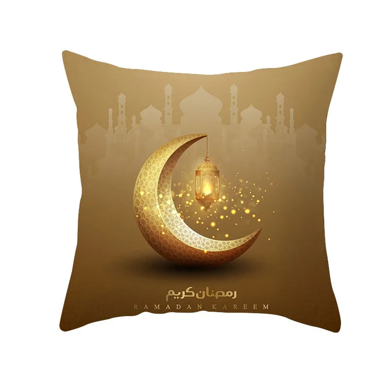 2025 Ramadan Home Decor Pillow Cases EID Mubarak Decor Cushion Eid Mubarak Birthday Wedding Festival Party Ornaments Supplies