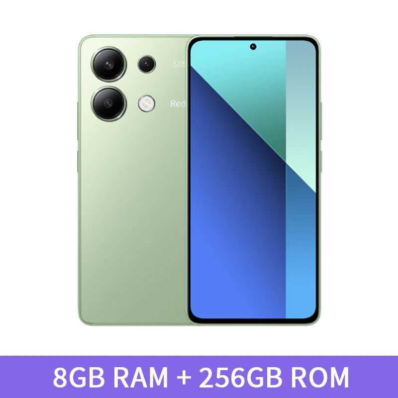 Global Version Xiaomi Redmi Note 13 4G Smartphone 108MP Triple Camera 120Hz AMOLED Snapdragon 685 Octa Core 33W Fast Charging