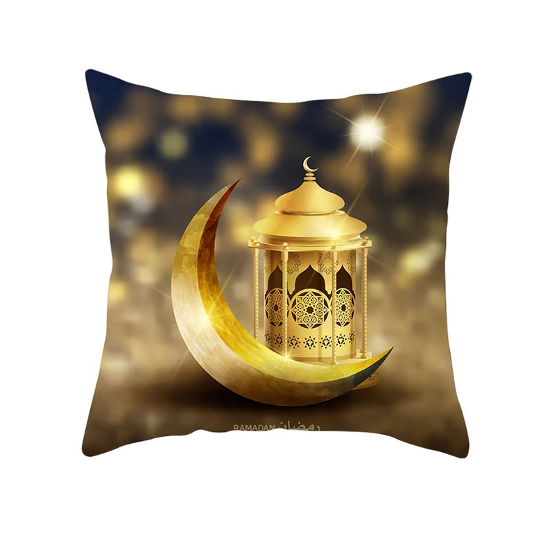 2025 Ramadan Home Decor Pillow Cases EID Mubarak Decor Cushion Eid Mubarak Birthday Wedding Festival Party Ornaments Supplies