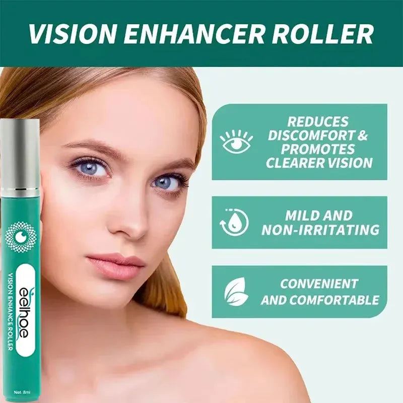 Vision Enhance Roller Promotes Clearer Eyesight Mild Relax Massage Reduces Discomfort Relieve Dry Eyes Fatigue Health Eye Care