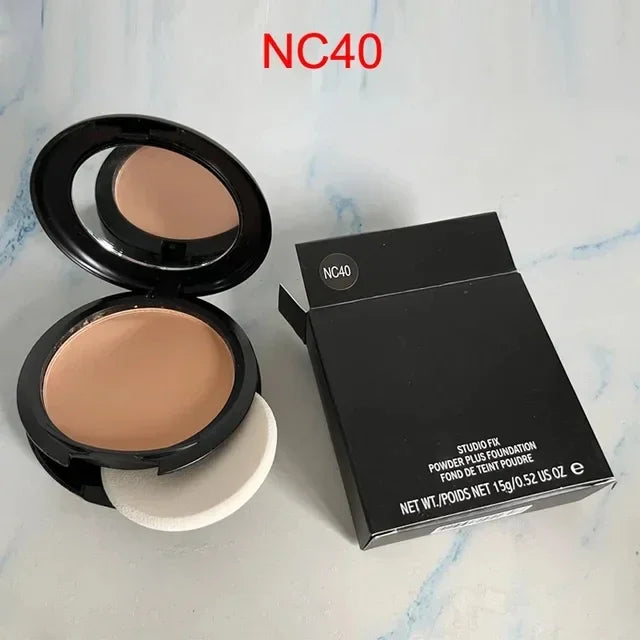 Pressed Powder Face Makeup Delicate Pressed Powder Studio Fix Powder Plus Foundation Fond De Teint Poudre15g Face Powder