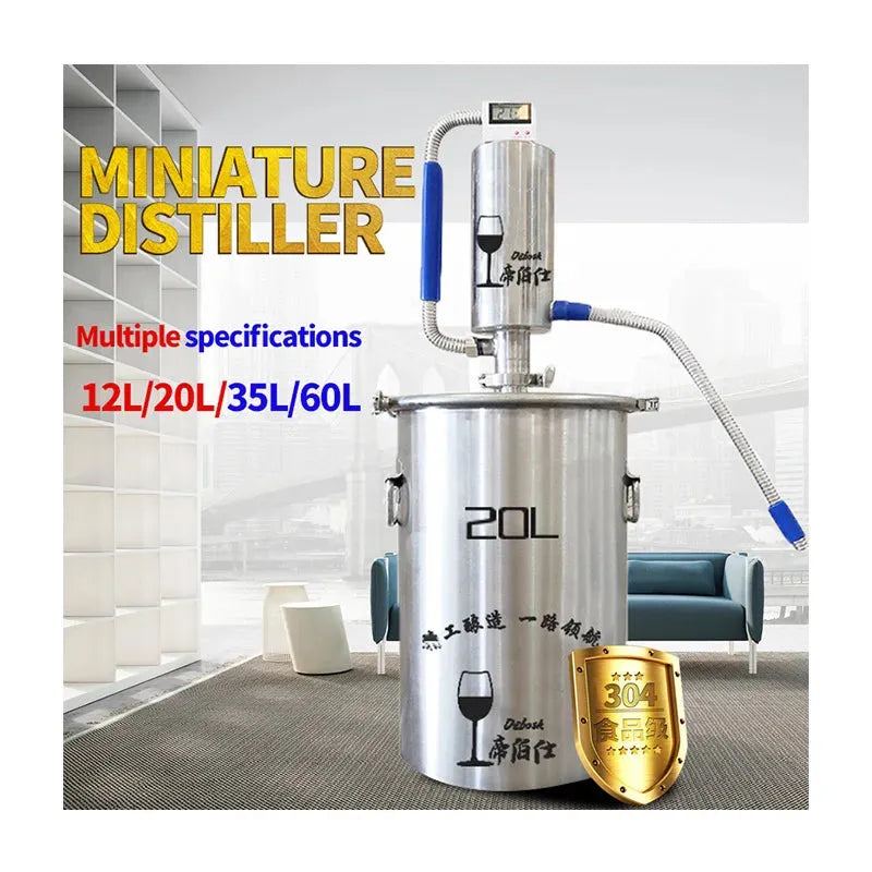 20L Moonshine Distillation Equipment Vodka Making Machine Distiller Alcohol Brewing Grape Wine Make at Home  Distillatory Liquor